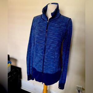 Lululemon Nice Asana Jacket in size 6 We Are From Space Cade Blue